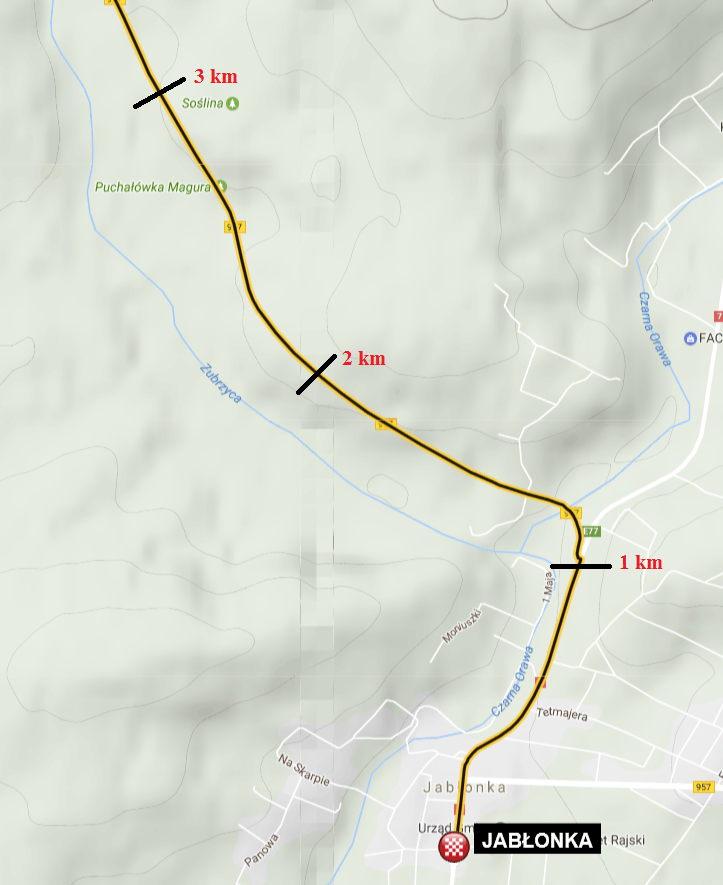 2 etap mapa 3km